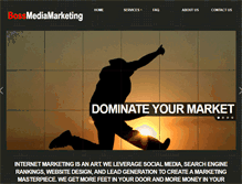 Tablet Screenshot of bossmediamarketing.com